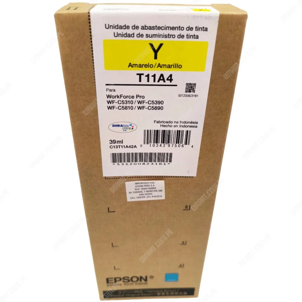 TINTA EPSON T11A420-AL YELLOW WF C5810