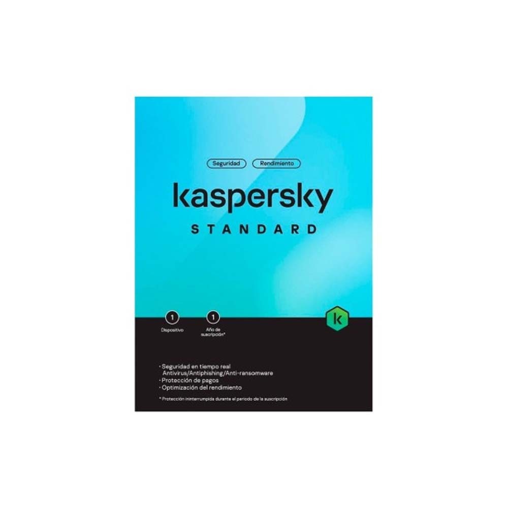ANTIVIRUS KASPERSKY STANDARD 1PC 1A
