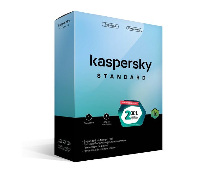 ANTIVIRUS KASPERSKY STANDARD 1PC 1A