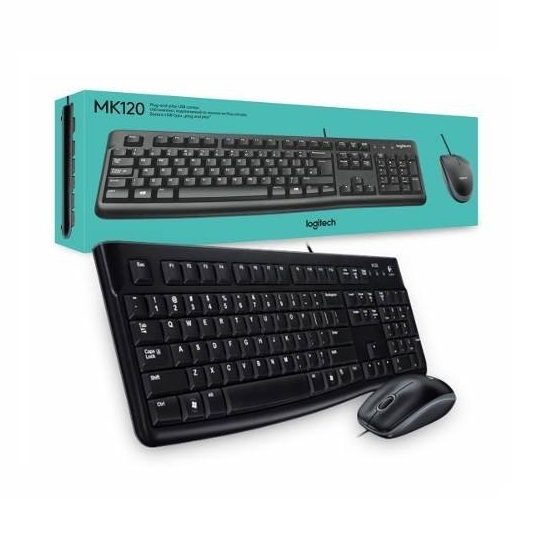 [KBUSBSPLOGMK120] KB+MOU USB LOG MK120 SP