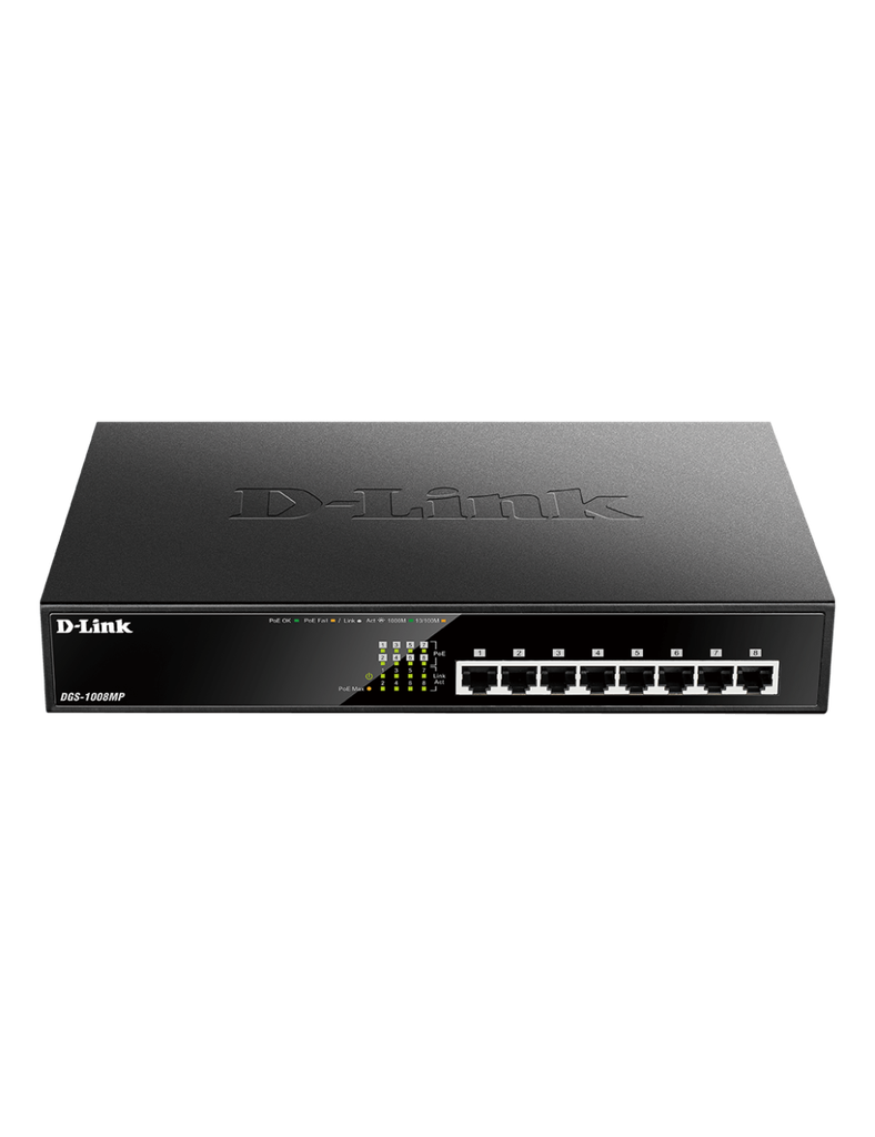 [NWDLDGS1008MP] SWITCH D-LINK 8-PORTS GIGA UNMANA SWI8 POE