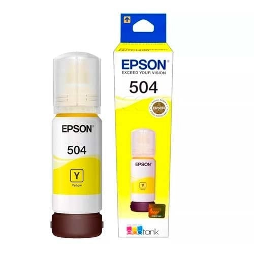 TINTA EPSON AMARILLA T504