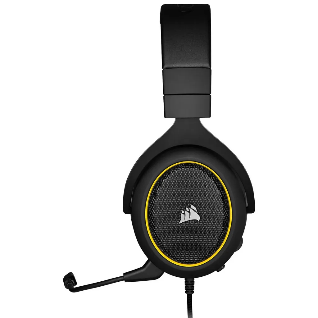 [MMHSCORHS60YLLW] HEADSET GAMING CORSAIR HS60 PRO 7.1 YELLOW