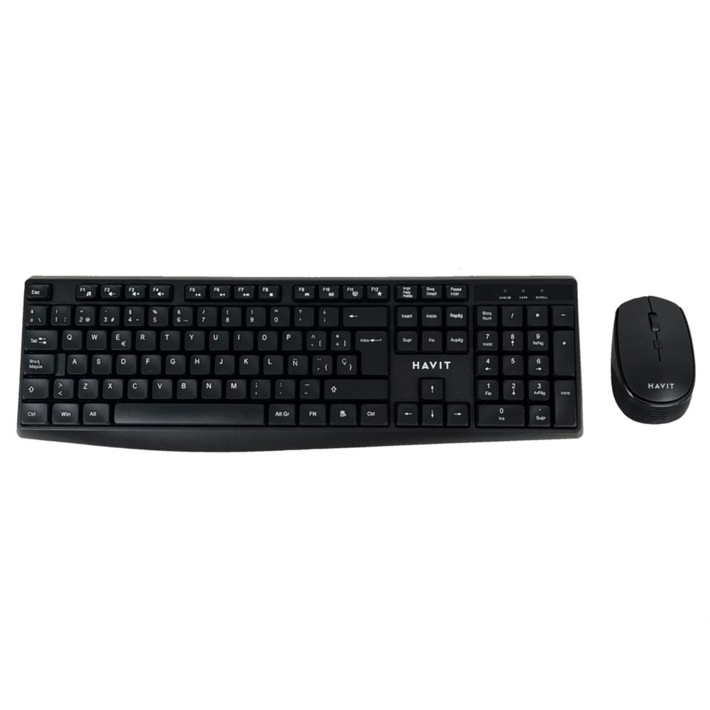 [ACCKITHAV278GCMSP] KIT TECLADO MOUSE HAVIT INALAMBRICO KB278GCM