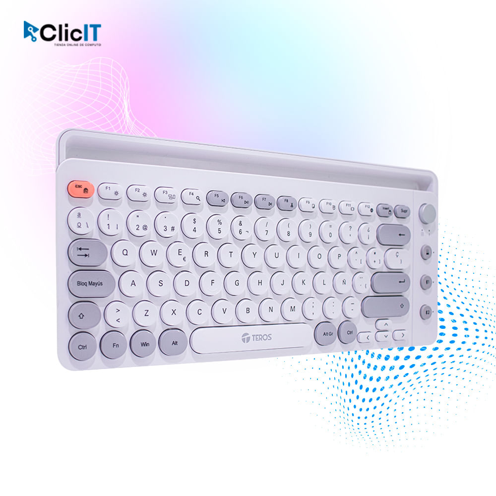 [KBWWHTE4070S] TECLADO STD WIRELESS TE4070 WH