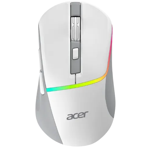 [MDSCOMR210WT] MOUSE GAMER TRIMODE ACER OMR210WH BLANCO RGB 6B 7200DPI RECARG