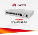 SWITCH HUAWEI EKITENGINE POE S110-8P2ST 8 PTS GIGABIT 2 SFP 124W