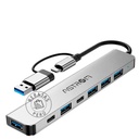 HUB USB 7 EN 1 AST MH2371 USB-C USB 3.0 