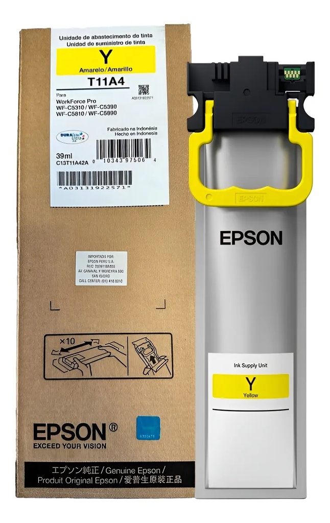 [STEPT11A420] TINTA EPSON T11A420-AL YELLOW WF C5810
